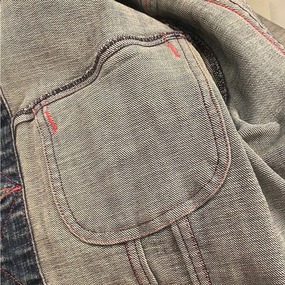 fcuk cropped jean jacket (M) - Picture 10 of 11